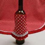 Престилка за бутилка – Бели Точки Червен Vany Design