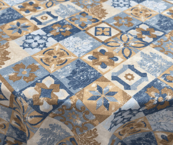 Покривка за маса tiles azul