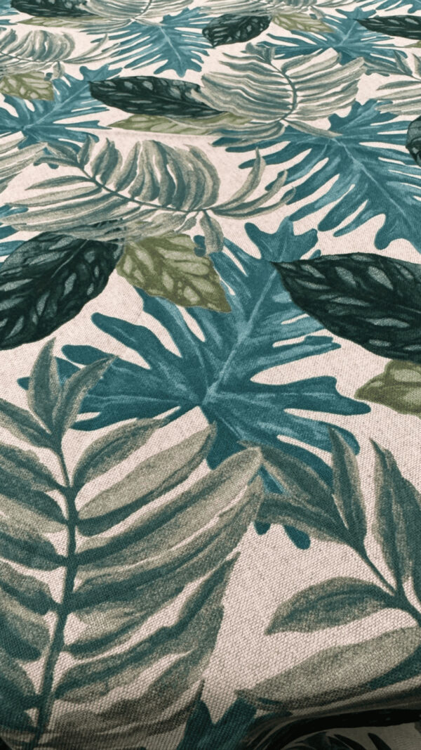 Покривка за маса - ARES HAWAI VERDE 02 - 80% пам. / 20% пол. - Image 2