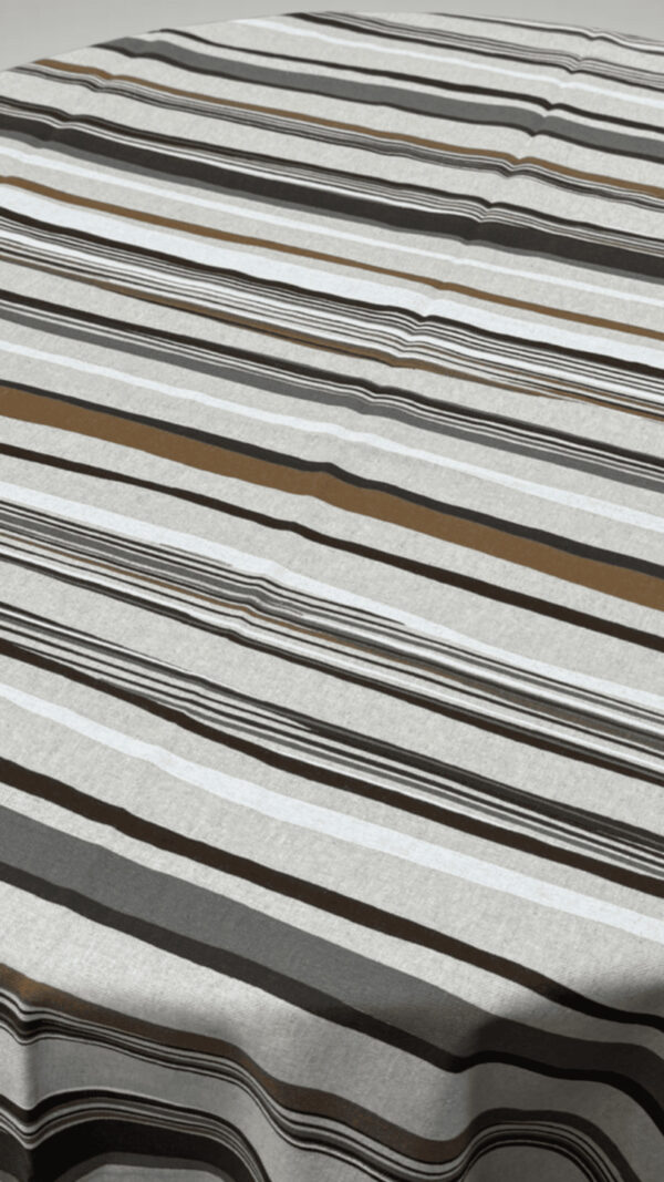 Покривка за маса - ARES HAWAI GRIS 03 - 80% пам. / 20% пол. - Image 2