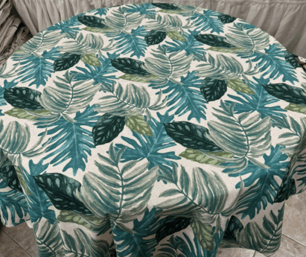 Покривка за маса - ARES HAWAI VERDE 02 - 80% пам. / 20% пол. - Image 4