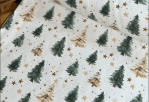 Коледна покривка за масата с хидрофобирано покритие - Зимна магия