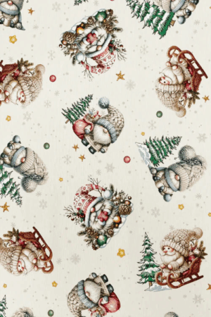 Коледна покривка за маса - Brave